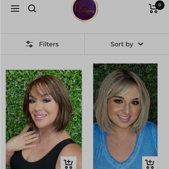 Bree wig by chic lifestyle in the color Merlot - Picture 4 of 7